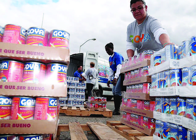 Goya Gives Initial Donation of Three Tons of Food to Victims of the Volcano in Guatemala