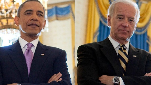 Former President Barack Obama and Former Vice President Joe Biden