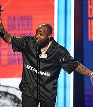 Davido accepts Best International Act onstage at the 2018 BET Awards at Microsoft Theater on June 24, 2018 in Los Angeles, California.