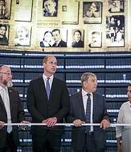 Prince William visited the Yad Vashem Holocaust Memorial Museum on Tuesday.
