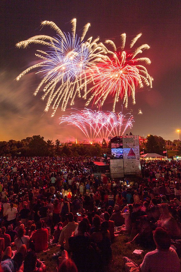 Celebrating 30 years of July 4th music, fireworks and fanfare on Buffalo Bayou, Houston’s signature patriotic event - CITGO Freedom …