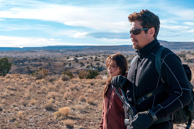 Benicio del Toro and Isabela Moner in 'Sicario: Day of the Soldado'  Full credit: Richard Foreman, Jr. SMP SP/Lionsgate