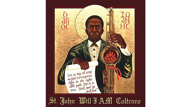 Musician John Coltrane is revered by a San Francisco congregation a half-century after his death.  Full credit: Rev. Deacon Mark Dukes/St. John Coltrane Church Gallery