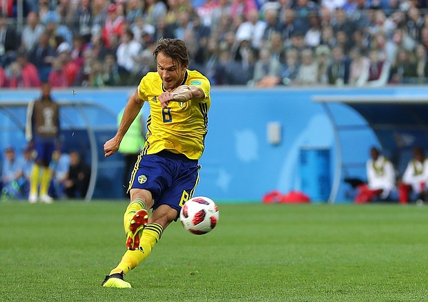 Sweden continues to defy expectations at the World Cup and broke a 24-year drought by beating Switzerland 1-0 to progress to the quarterfinals for the first time since 1994.