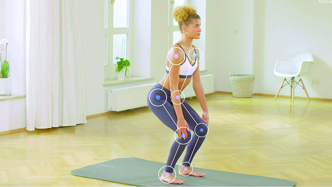 A new fitness app has launched which uses the world’s first AI-powered motion tracking technology to help you achieve the perfect squat.