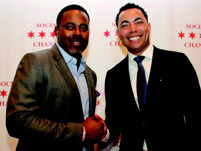 Todd Belcore and Lamman Rucker on the Red Carpet. Photo: Melanie L. Brown