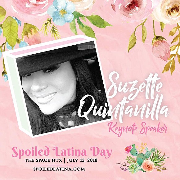 Yvonne Guidry hosts her 3rd annual "Spoiled Latina Day" with Suzette Quintanilla serving as the keynote speaker.