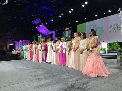Alpha Kappa Alpha Sorority, Incorporated's newly installed Board of Directors for 2018-2020