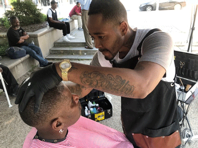 Local Barber Gives Back With Free Haircuts The Baltimore