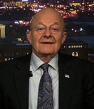 Former Director of National Intelligence James Clapper 