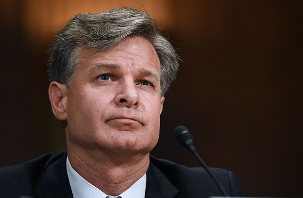 	FBI Director Christopher Wray said Wednesday that Russia was engaging in real-time "malign influence operations" against the United States and called the country the "most aggressive actor" in the space of election interference.
