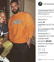 It's safe to say Shiggy was probably in his feelings when he met Drake.