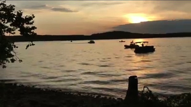 Crews from multiple Missouri agencies are on the scene of a mass casualty incident with a "tourist-type boat involved," the Stone County Fire Department said in a statement.  Full Credit: Southern Stone County Fire Protection District