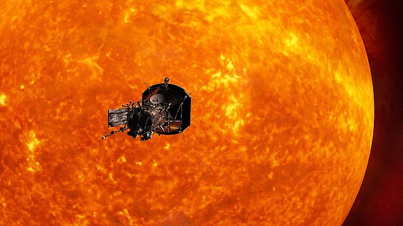 Wearing a nearly 5-inch coat of carbon-composite solar shields, NASA's Parker Solar Probe will explore the sun's atmosphere in a …