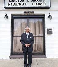 Carlton T. Brooks, 91, has been in the funeral business for more than 60 years. He is perhaps the oldest mortician still practicing in the nation. 