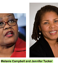 Melanie Campbell and Jennifer Tucker