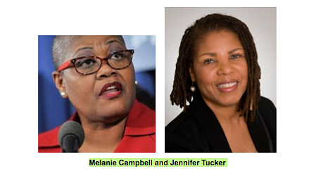 Melanie Campbell and Jennifer Tucker