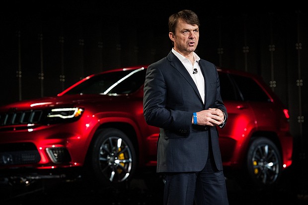 Credit:Mark Kauzlarich/Bloomberg/Getty Images  Mike Manley was elevated to CEO of Fiat Chrysler this weekend.