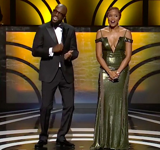 Rickey Smiley and LeToya Luckett