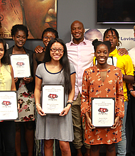 Scholarship Recipients along with Devard Darling, Founder of AsOne Foundation
