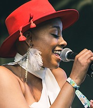 Longtime Village of Homewood resident, Keya Trammell, also known as Gifted Keys, recently headlined
the Community Stage at Mamby on the Beach music festival. The south suburban artist creates music that she labels as a fusion of jazz, soul and funk.