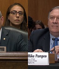 Pompeo hearing gets heated over what Trump told Putin