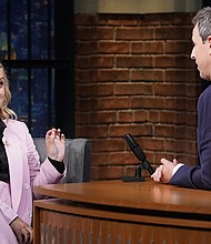 Amy Poehler and Seth Meyer