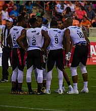 American Flag Football League Champions Team Fighting Cancer