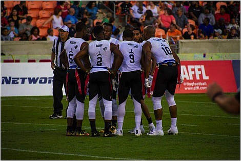 American Flag Football League Champions Team Fighting Cancer 