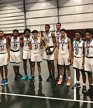 Members of AAU National Champion Team Loaded are rising high school sophomores.