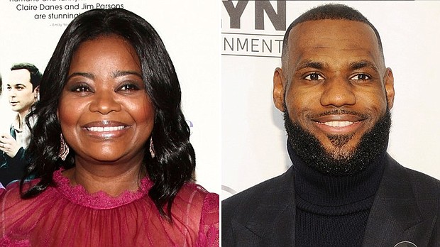 Octavia Spencer/LeBron James (photo via variety.com)