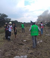 Aeromexico said Tuesday it is aware of an accident involving one of its planes flying from Durango, Mexico, to Mexico City.