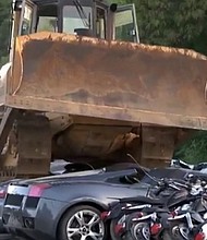 Philippines President Rodrigo Duterte crushed $5.5M worth of luxury vehicles 