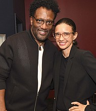 Billy D. Washington and Kashmere High School Class of 1983 classmate and Houston Style Magazine Chief Photographer Vicky Pink