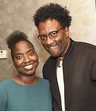 Billy D. Washington and  Houston Style Magazine Managing Editor Jo-Carolyn Goode