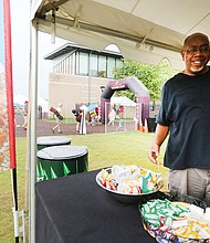Herman Baskerville Sr., 45, owner of Big Herm’s Kitchen in Jackson Ward, said being a food vendor for several seasons at the Washington NFL team’s training camp on Leigh Street has provided visibility and profits.