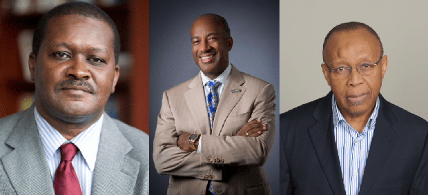 Engineers Lynden A. Archer, Gary S. May and Gabriel C. Ejebe