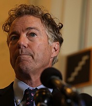 Sen. Rand Paul on Monday invited Russian lawmakers to Washington after meeting Russian members of parliament in Moscow.