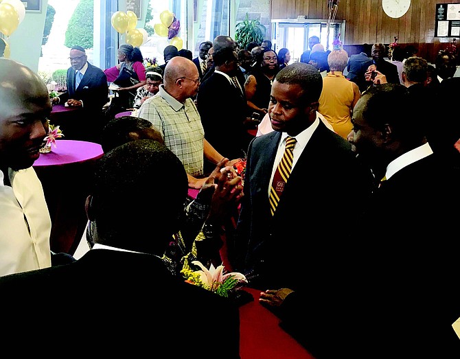 The African American owned Illinois Service Federal Savings and Loan Association (ISF Bank) is a long time stakeholder in Chicago’s south side community and a recent reception in their main office, 4619 S. King Dr., celebrated the official rebranding of the financial institution as GN Bank. Photo Credit: Katherine Newman