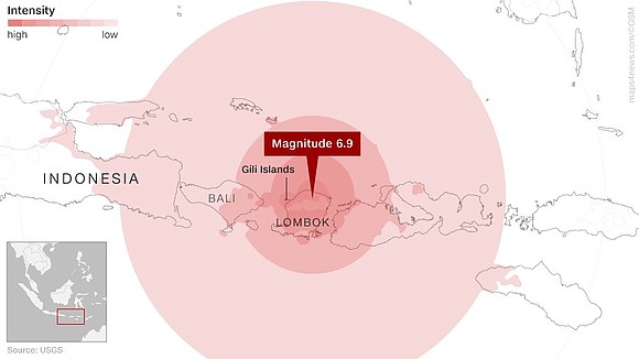 At least 105 people are dead after an earthquake rocked the Indonesian island of Lombok over the weekend, state media …