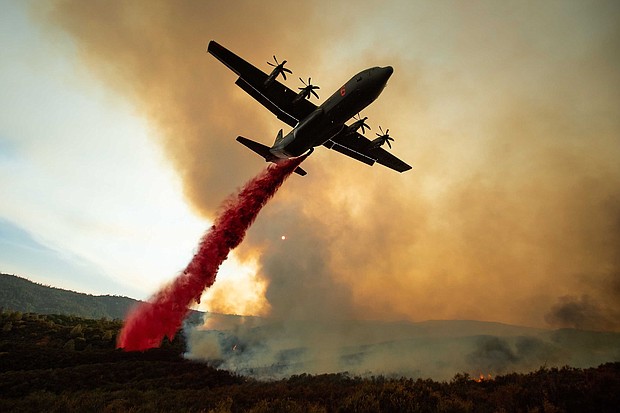 There are 17 large wildfires burning across the state and more than 14,000 firefighters working to put out the blazes, Cal Fire said on Tuesday.