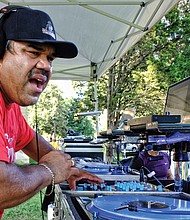 DJ Tony Fernandez spins high-energy house music Saturday at the 3rd Annual RVA Soul House Fest held at St. Joseph’s Villa. The free event, a community party, featured six DJs and a host of entertainers serving up a variety of “house music,” a mix of soul and R&B.