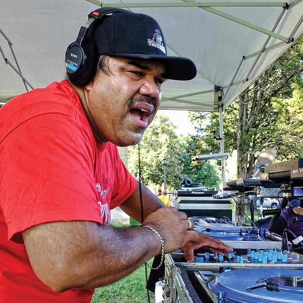 DJ Tony Fernandez spins high-energy house music Saturday at the 3rd Annual RVA Soul House Fest held at St. Joseph’s Villa. The free event, a community party, featured six DJs and a host of entertainers serving up a variety of “house music,” a mix of soul and R&B.