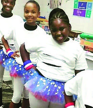 The Englewood Panthers Dance Team recently performed at the Stop the Violence Ninja Showcase outside of the Daley Center in Downtown Chicago. This was the second performance for the dancers who formed their dance team while attending the Youth of Englewood summer program. Photo Credit: Provided by The Youth of Englewood.