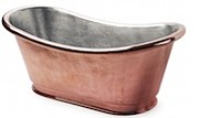 
 Dive into this ultra- luxurious, handmade tub for a gift that'll make a splash with someone special.
Clothilde Freestanding Oval Copper Bathtub, $46,816
