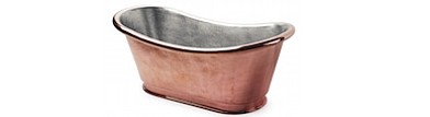 
 Dive into this ultra- luxurious, handmade tub for a gift that'll make a splash with someone special.
Clothilde Freestanding Oval Copper Bathtub, $46,816
