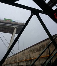 A motorway bridge collapsed on Tuesday (August 14) near the northern Italian port city of Genoa, local police and fire brigade officials said, adding that no dead or injured had so far been reported.