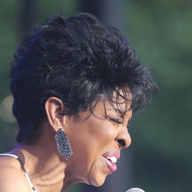 The 9th Annual Richmond Jazz Festival at Maymont last weekend. On Saturday, Gladys Knight shows the crowd that she still has it.