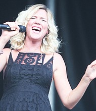 The 9th Annual Richmond Jazz Festival at Maymont last weekend. On Saturday, 31-year-old English singer and actress Joss Stone hit the high notes.