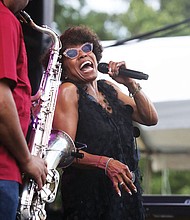 The 9th Annual Richmond Jazz Festival at Maymont last weekend. On Saturday, Dee Dee Bridgewater & the Memphis Soulphony hit the high notes.